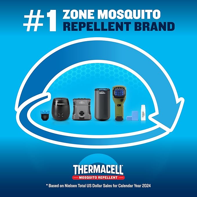 Thermacell Mosquito Repellent Refills Compatible with Any Fuel-Powered Thermacell Repeller Highly Effective Long Lasting No Spray or Mess 15 Foot Zone of Mosquito Protection
