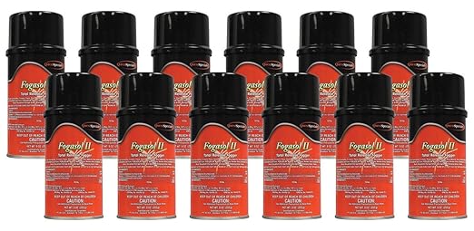 Quest Specialty FOGASOL II - Total Release Fogger Case of 12 (20 oz) Cans (4370)