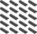 PATIKIL Greenhouse Clamp 60 Pack Plastic Garden Buildings Tube Clips Hoop for 0.9 22mm Pipe Greenhouse Film Frame Sunshade Net Black