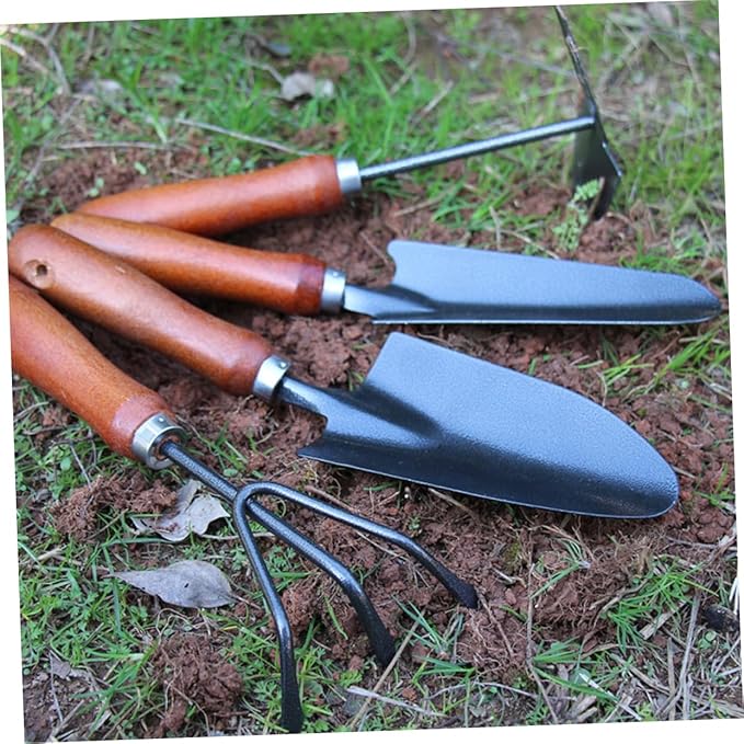 1set Small Garden Tool Ergonomic Shovel and Trowel Kit for Gardening Outdoor Activities and Hiking for Narrow Spaces and Reducing Hand Fatigue