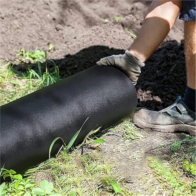 Landscape FabricGeotextile Landscape Outdoor Weed Control Membrane Landscape Ground Cover Membrane(1.2x30m(4x100ft))