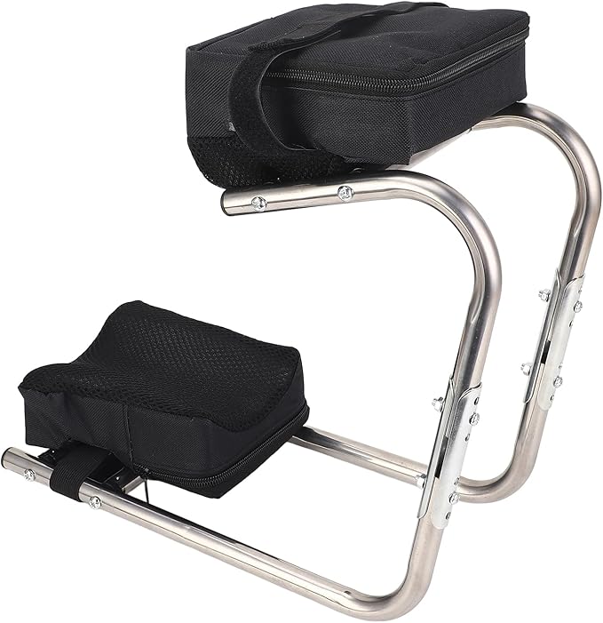Garden Work Knee Seat Labor Saving Alloy Structure Strong Load Capacity Kneeling Device for Gardening Housework with Ergonomic Design and Portable