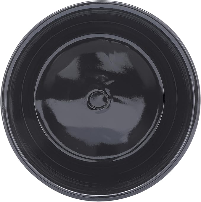 Generic  6 Planter W Saucer Black