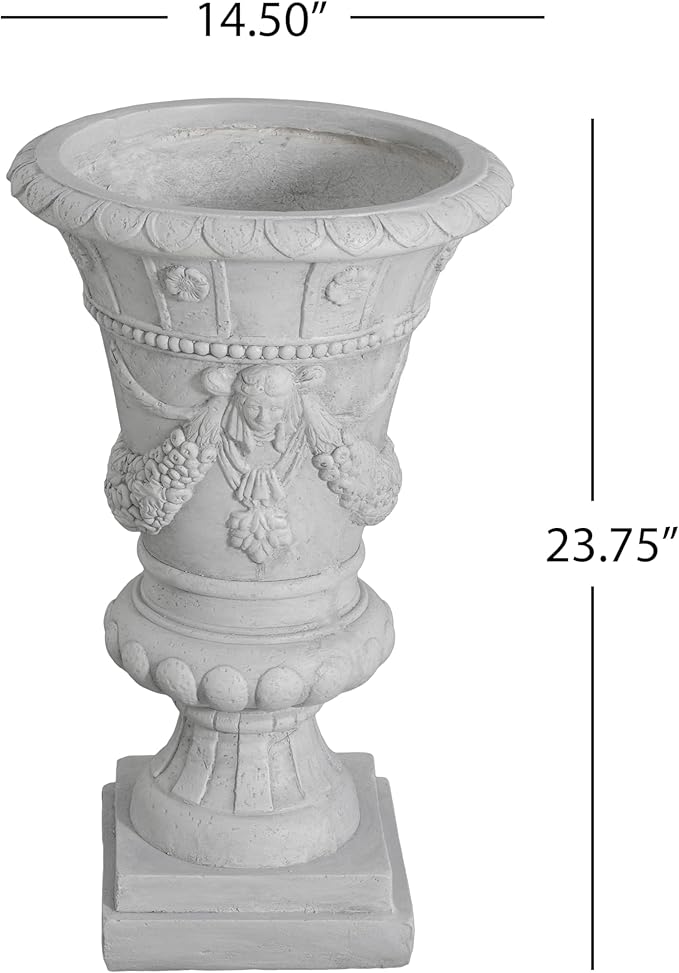 Planter Light Grey 23.75'' H