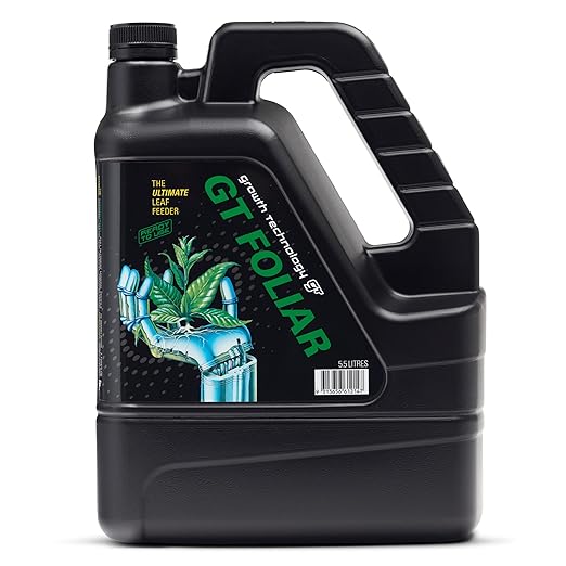 Growth Technology GT Foliar – Ready-to-Use Liquid Nutrient for Houseplants Indoor Plants Fruits Vegetables &amp Hydroponics – Promotes Strong Growth Healthy Leaves &amp Lush Foliage – 5.5 Liters