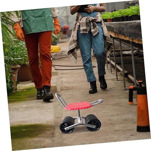 BESPORTBLE 2pcs Rolling Garden Stool Wheels Portable Gardening Seat for Outdoor Activities for Camping Fishing and Gardening Tasks Wheels