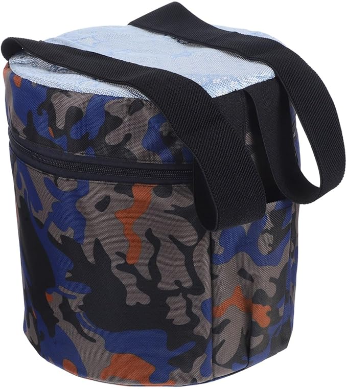 Portable Garden Weeding Stool with Side Pocket 25cm High Foam Seat for Seniors and Adults Lightweight Multipurpose Outdoor Stool for Gardening Farming and Camping Random Style