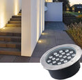 Underground Light LED - Round Ground Lighting Path Light 110vV AC IP67 Waterproof Recessed Spotlight Garden Landscape Courtyard Underground Lights Floor Lamp for Lawn/Terrace/Garden