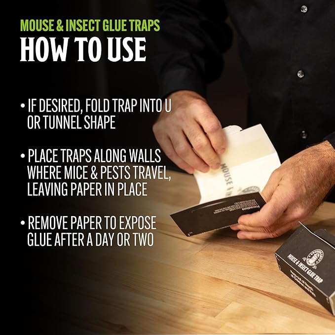 Grandpa Gus's Mouse &amp Insect Glue Board Traps (36 Count)