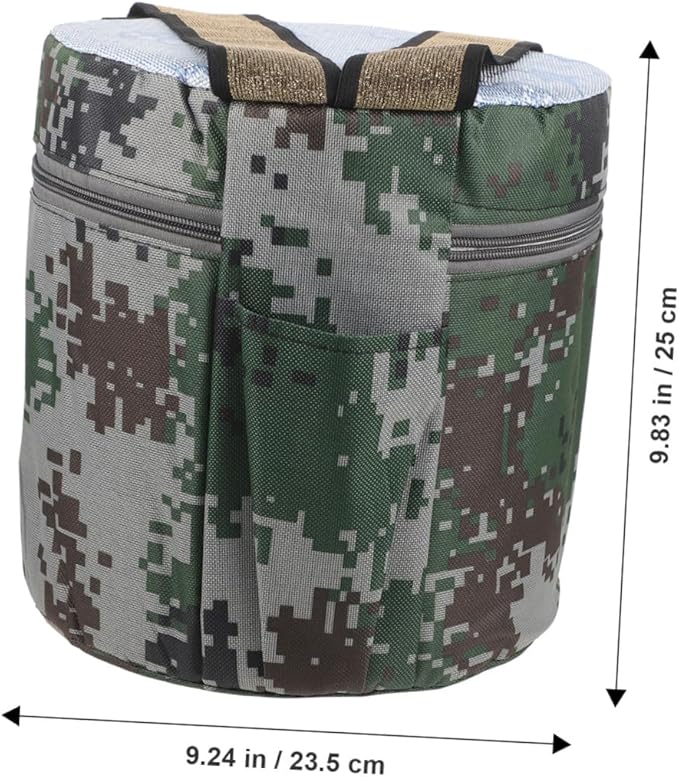 VANZACK Portable Farming Foam Stool with Pouch 25cm Height Small Wearable Garden Workseat for Outdoor Fieldwork Lightweight Multi-use Stepping Stool for Adults Random Style