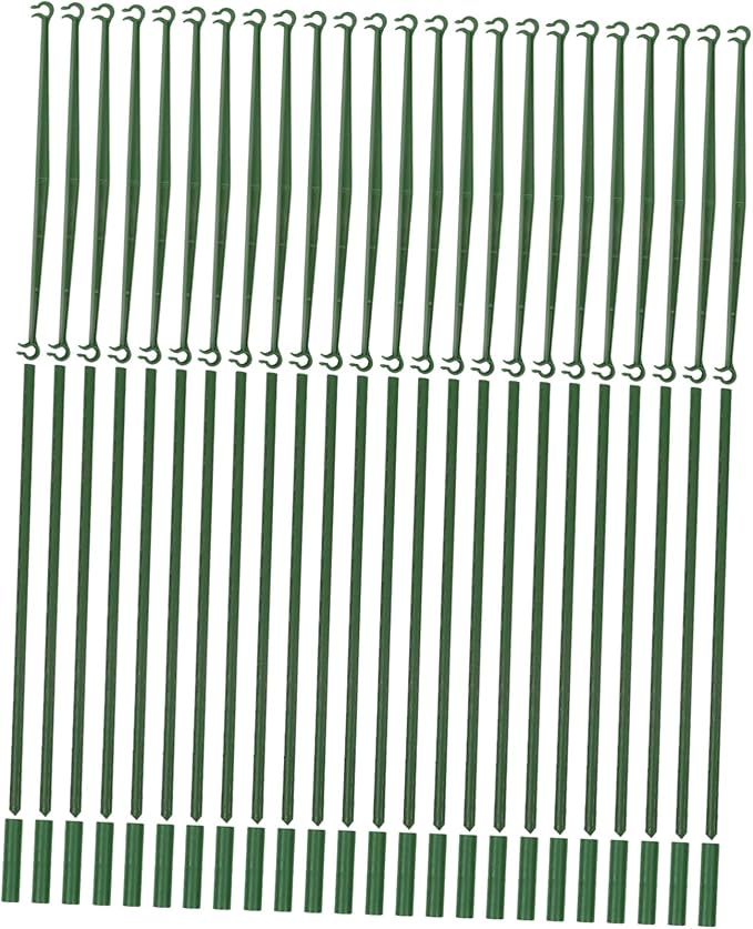 3sets Metal Garden Trellis for Climbing Plants Support Racks for Vines and Flowers Height Easy Installation for Tomatoes and Other Garden Vegetables