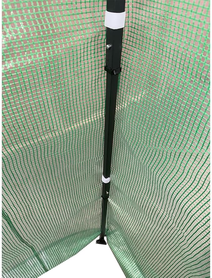 Garden Winds Custom Fit Replacement Cover Compatible with The Crown Shades GHPE24GR00 6’ X 4’ Portable Walk in Instant Pop Up Greenhouse Zipper Entry Door Mesh Side Windows - PE Fabric - Green