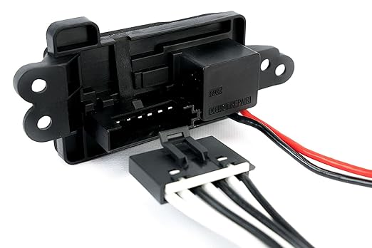 HVAC Blower Motor Resistor Kit with Harness - Replaces 89019088 973-405 15-81086 22807123 - Compatible with Chevy GMC &amp Cadillac Vehicles - Silverado Tahoe Suburban &amp More - Heater/HVAC