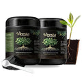 Soil Activator - Viresta Soil Revitalizer Plant Food Enhancer Concentrated Humic Acid Formula - Promotes Root Growth &amp Nutrient Uptake for Lawns Garden Indoor &amp Outdoor Plants (2Pcs)