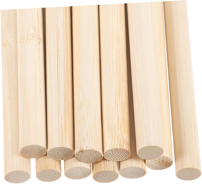 HEMOTON 50pcs Garden Trellis for Climbing Plants Natural Decorative Support Rack for Potted Vines Flowers and Vegetables for Indoor and Outdoor Use
