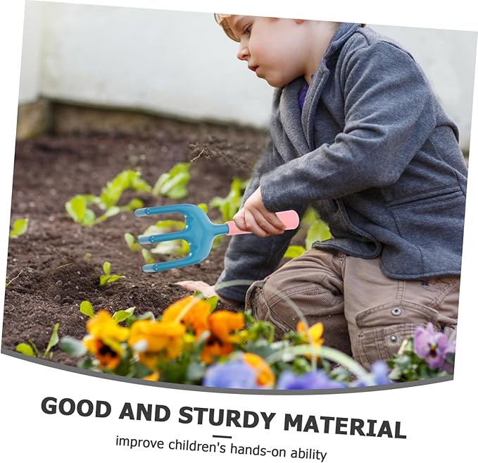 BESPORTBLE 1set Boys and Girls Gardening Tools Set Apron Gloves Rake Shovel Watering Can and Tote Bag Garden Tool Kit for Outdoor Fun and Learning