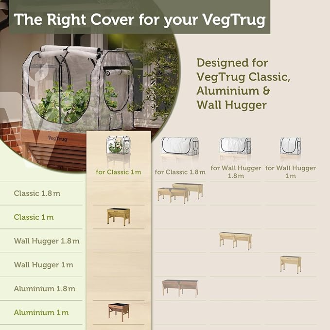 VegTrug® Small Classic Greenhouse Frame &amp Multi-Cover Set