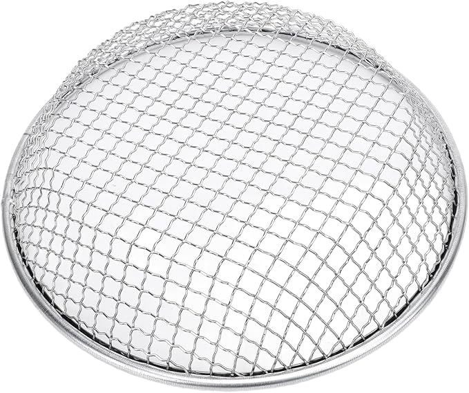 Soil Sifter Gardening Sand Soil Compost Sifter Stainless Steel 50kg Bearing Gardening Strainer with Anti Slip Gloves for Dirt Sand Filtration (10mm / 0.39in Hole)