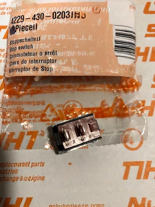 New Genuine 4229 430 0203 bg50bg56bg65bg85fs55rkm55rfs38fs45fs46 SwitchReplacement for STIHL OEM