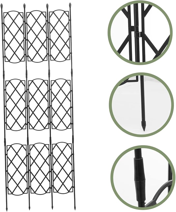 Flower Trellis Metal Garden Trellis Sturdy Support for Climbing Vines Decorative