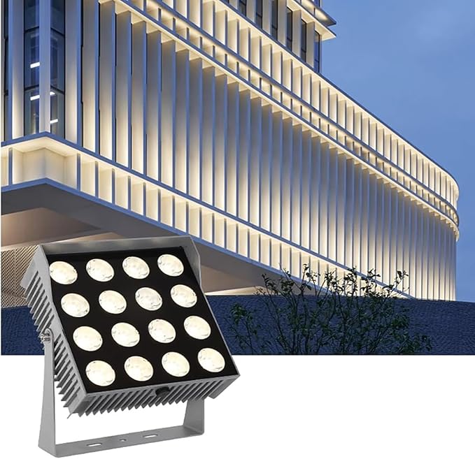 Square Narrow LED Flood Light - AC220V Spotlight Led Beam Lamp 30°A Beam of Light Spotlight Waterproof Long-Range Projection Lights Outdoor Wall Washer LampRed 4w