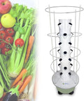 Hydroponics Growing System Smart Garden Planter Hydroponic Tower Indoor Herb Garden Hydroponices Growing Kits with Pump ControllerSeedling Tray B(20Pots)