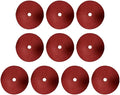 10 Pieces Tree Mulch Rings for Weed Control Fruit Tree Protector Thickened Plant Cover Growth Resistant Weed Barrier Fabric Red