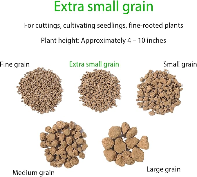 Japanese Super Hard Akadama Bonsai Soil - Extra Small Grain (2-4mm) 6 lb (3.6 QT) | Premium Volcanic Clay Medium for Cuttings Seedling Cultivation &amp Fine-Rooted Bonsai