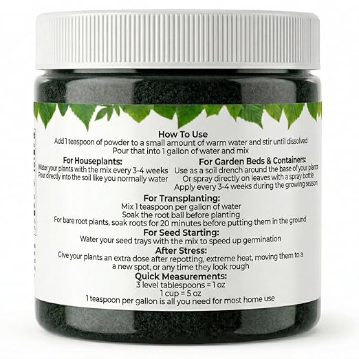 Old Cobblers Farm Wicked Organic Thick Skin – Seaweed Extract Powder Plant Growth Booster (1oz | 2oz) (2 oz)