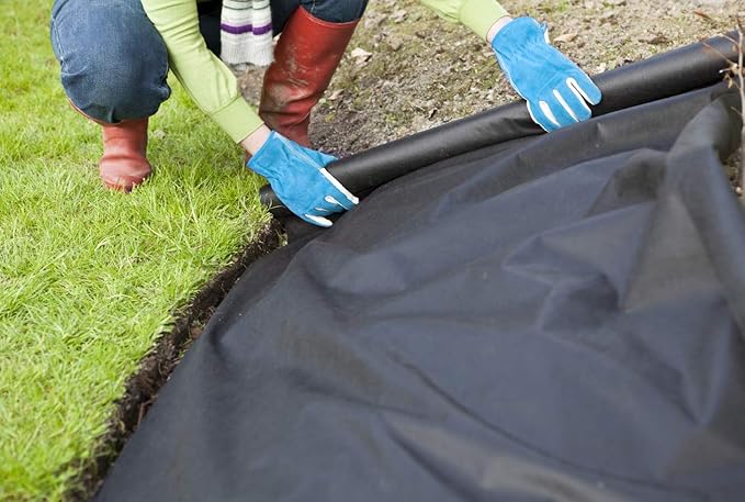 Bloom Garden 4991BL Weed Control Landscape Fabric Black