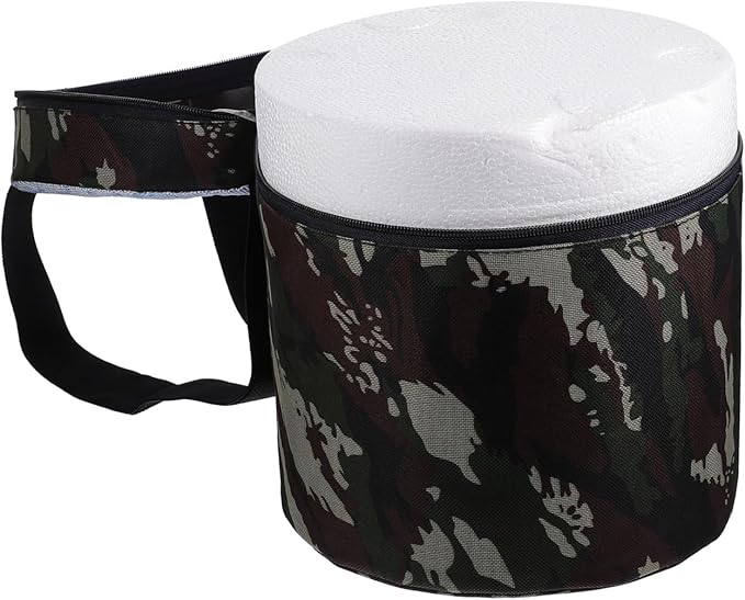 VANZACK Portable Farming Foam Stool with Pouch 25cm Height Small Wearable Garden Workseat for Outdoor Fieldwork Lightweight Multi-use Stepping Stool for Adults Random Style