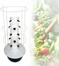 Growing System Kit Hydroponic Garden Tower with Pump System and Plant Climbing Frame Indoor Vertical Hydroponic Garden Tower for Gardening Lover-*