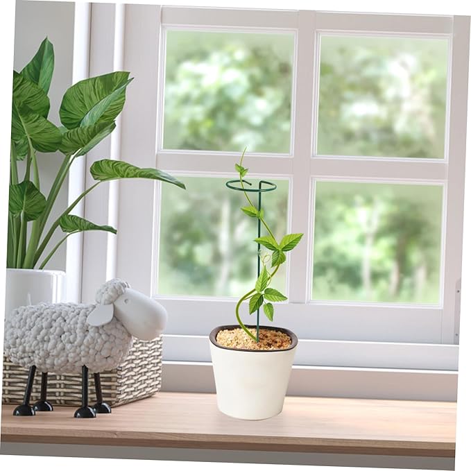 POPETPOP 5pcs Plant Trellis Climbing Support Frame for Indoor and Outdoor Use Structure for Climbing Plants Design