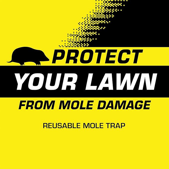 Tomcat Mole Trap Innovative and Effective Mole Remover Trap Kills Without Drawing Blood Reusable and Hands-Free 1 Trap