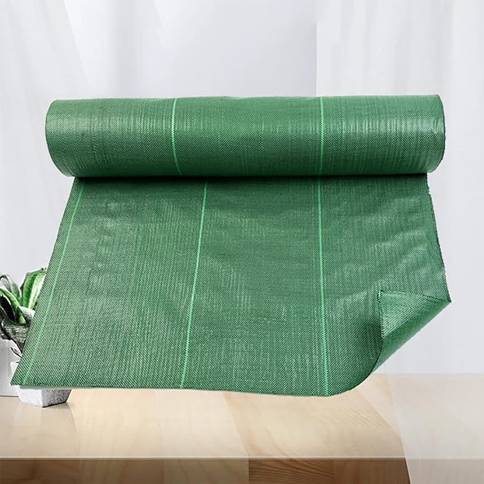Geotextile FabricGarden Weed Barrier FabricEasy Setup Weed Control MatWater Permeable Ground CoverFlexible Breathable Weed Control Blocker Ground Cover (Size : 1.5x200m/5x656ft)