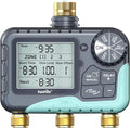 RAINPOINT 3 Zone Water Timer with Brass Inlet &amp Outlet 3 Custom Watering Plans Sprinkler Timer Featuring IP65 WaterproofRain Delay Manual &amp Automatic Watering with Large LCD for Yard 2026