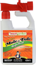 I Must Garden Mole &amp Vole Repellent Hose End Concentrate: Professional Strength – Twice The Coverage – All Natural Ingredients – 32oz