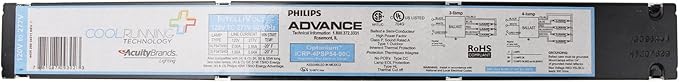 Advance ICRP-4PSP54-90C Elec. Fluorescent Ballast 4 Lamp 54W T5HO 120/277V