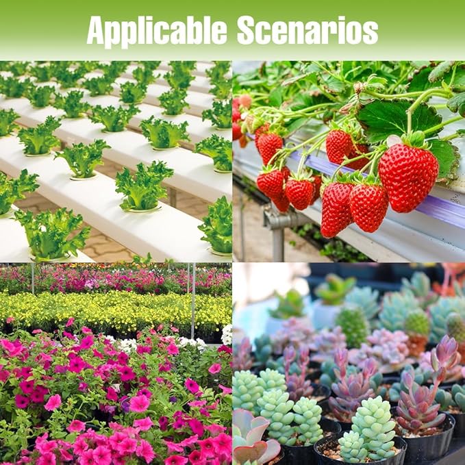 500W LED Plant Gorwing Light Full Spectrum Planting Panel Lamps Veg/Bloom 2Modes AC100-277V Indoor Seed Fill Lamp Red Blue Potted Vegetables UV IR Greenhouse Tent Hydroponic Lighting with Hook US Plug