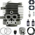 BG56 Cylinder Piston Kits Compatible with Stihl BG56C BG86 BG86C BR200 SH56 SH56C SH86 SH86C SR200 Leaf Blowers Replace 4241-020-1203 4241-020-1204
