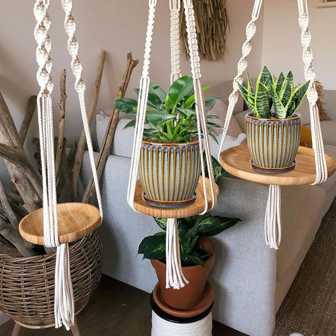 Oairse Ceramic Pots for Indoor Plants 4.9 +5.7 inch Set of 2 Brown Plant Pots with Drainage Holes and Saucers Texture Ceramic Planters Indoor Outdoor Flower Planters for Succulent