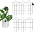 24 Plant Trellis 6 Pack Metal Garden Trellis for Potted Plants Indoor/Outdoor Rust-Proof Sturdy Steel Trellis for Climbing Plants Monstera Tomatoes Cucumbers