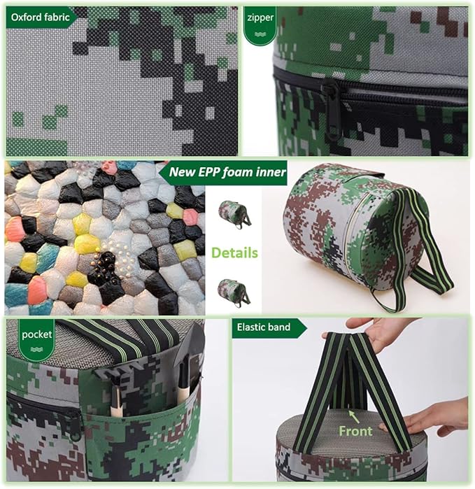 Wearable Portable Garden Stool Bench Chair Seat Work Tool Set Accessories Decor Gardening Supplies Tools Gifts for Seniors Women Mom Lightweight New EPP Foam Material (9.8)
