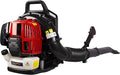 Goujxcy Backpack Gas Leaf Blower 52CC 2-Cycle Engine Blower High Power and Low Fuel Consumption Leaf Blower for Lawn Garden Blowing Leaves Snow Debris and Dust