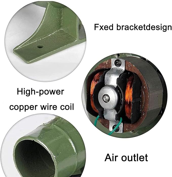 110V/220V Mini Blacksmith Forges Blower Centrifugal Barbecues Blower Electric Blacksmith Forge Blower Bounce House Blower Coal Forge Air Blower Cooking BBQ Air Blower with Governor(80W)
