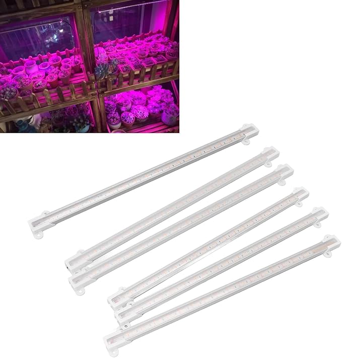 Enhance Plant Growth with Solar Plant Grow Light Strip for Balcony Greenhouse and Indoor Gardens(34cm-White)