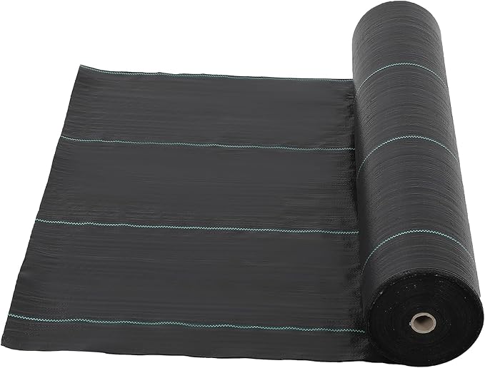6.5x300FT Heavy Duty Landscape Fabric3Oz Premium Weed BarrierWeed Control Garden Cloth Woven Geotextile Fabricfor Garden Beds Underlayment Commercial Driveway