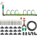 Automatic Garden Watering Kit Drip Irrigation Equipment Nozzle Drip Irrigation Garden Watering 360° Adjustable Misting Nozzle Easy Installation Smart Timer 1Sec - 300 Min 50m