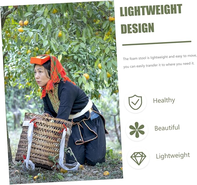 Happyyami Outdoor Field Work Stool Random Style Lightweight Breathable Sturdy Design for Safety