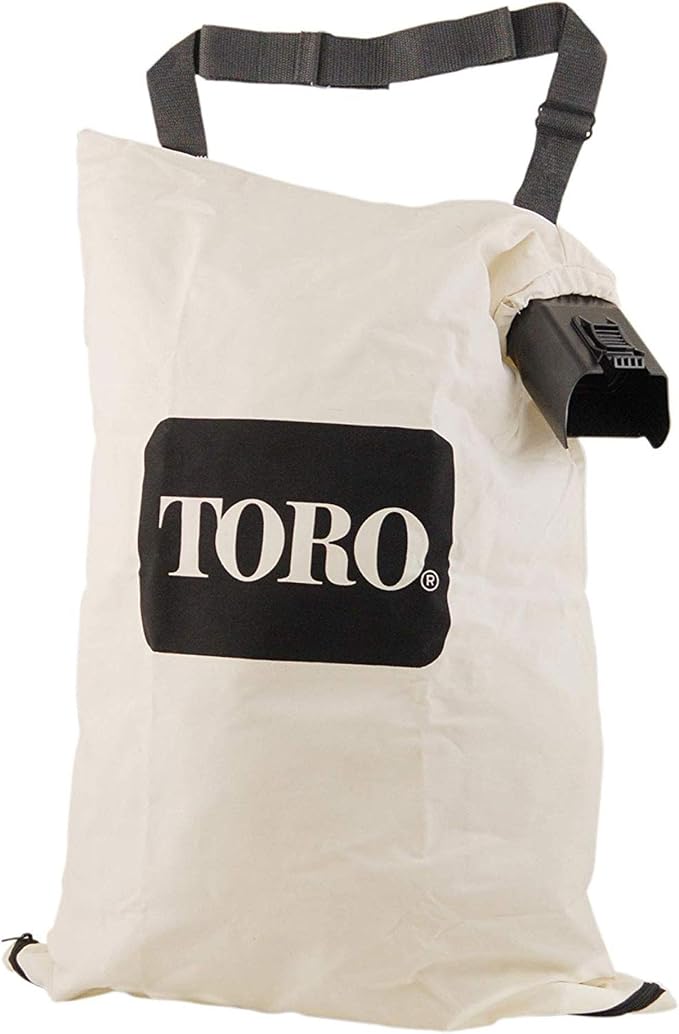 TORO OEM Blower Vacuum Bottom Zip Debris Dump Collection Bag / 51574 51592 51593 &amp More / 137-2336 127-7040 108-8994